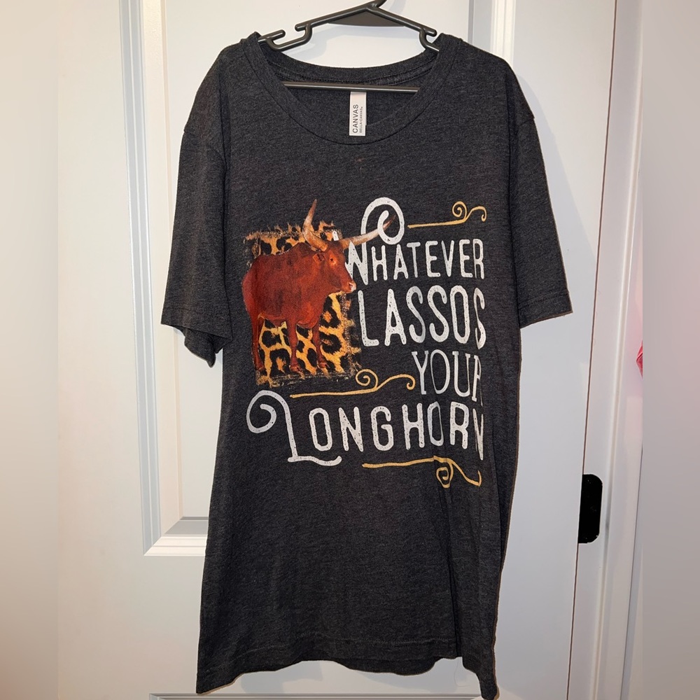 “Whatever lassos your longhorn”